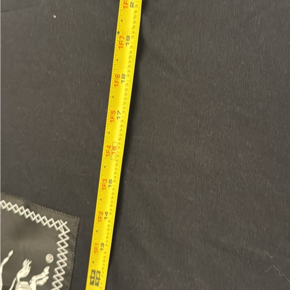 Burberry Black Tee with Logo Patch - Picture 6 of 7